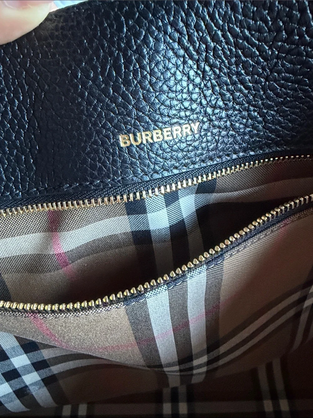 Burberry structured tote